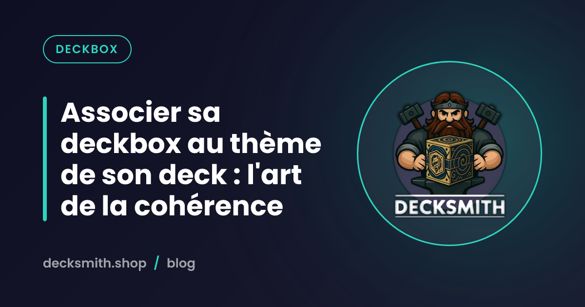 Associer sa deckbox au thème de son deck : l'art de la cohérence