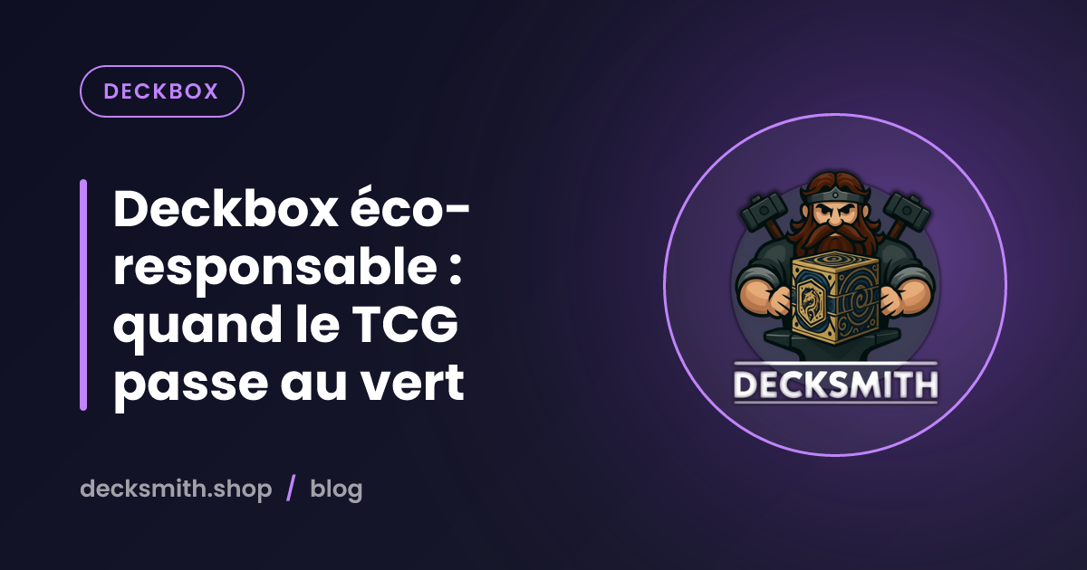 Deckbox éco-responsable : quand le TCG passe au vert
