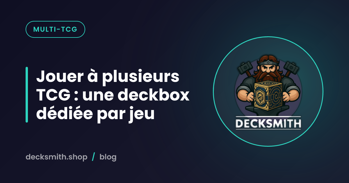Jouer à plusieurs TCG : une deckbox dédiée par jeu