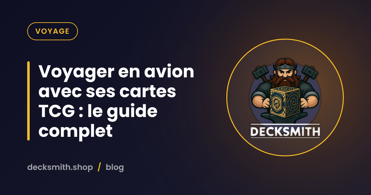 Voyager en avion avec ses cartes TCG : le guide complet