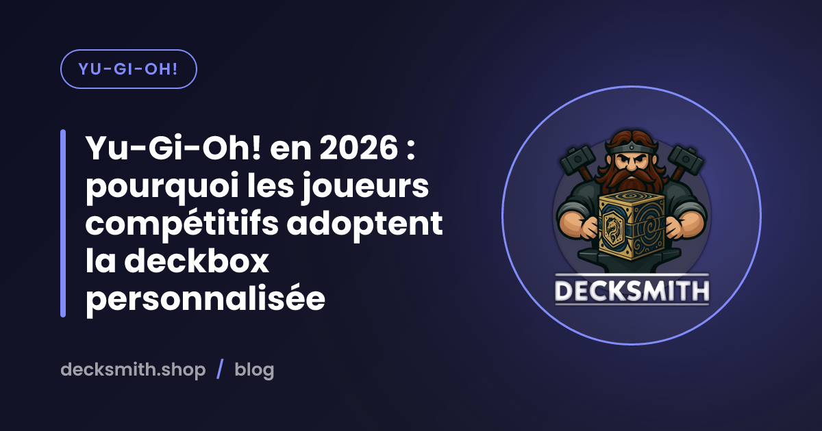 Yu-Gi-Oh! en 2026 : pourquoi les joueurs compétitifs adoptent la deckbox personnalisée