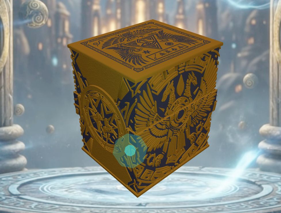 Deckbox Eye of Eternity - Vue 3 - Accessoire TCG artisanal