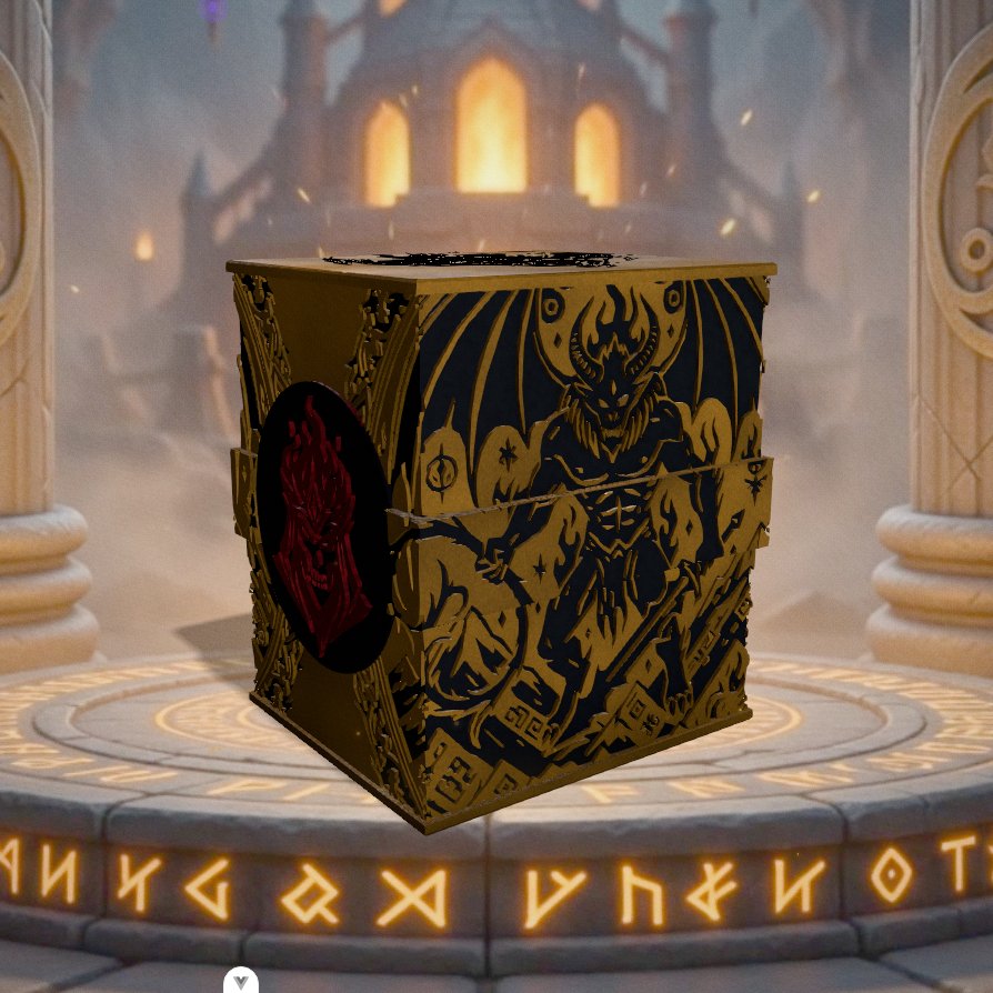 Deckbox Profondeurs infernales - Collection thématique DeckSmith