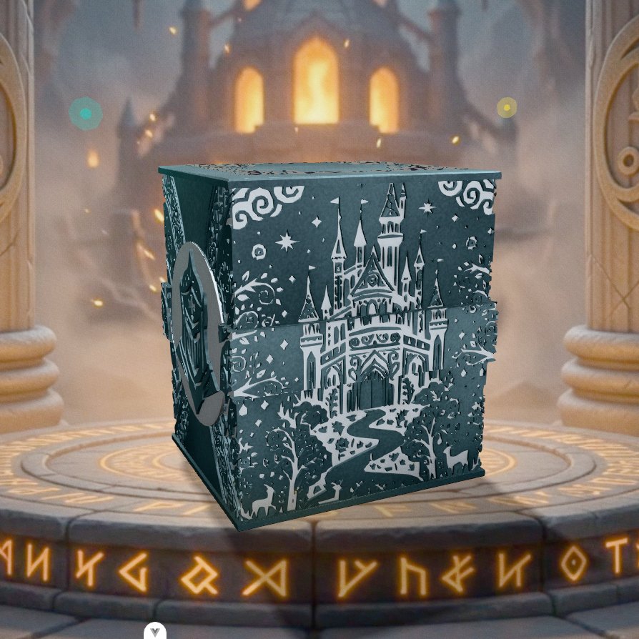 Deckbox Ordre du chevalier - Vue 2 - Accessoire TCG artisanal