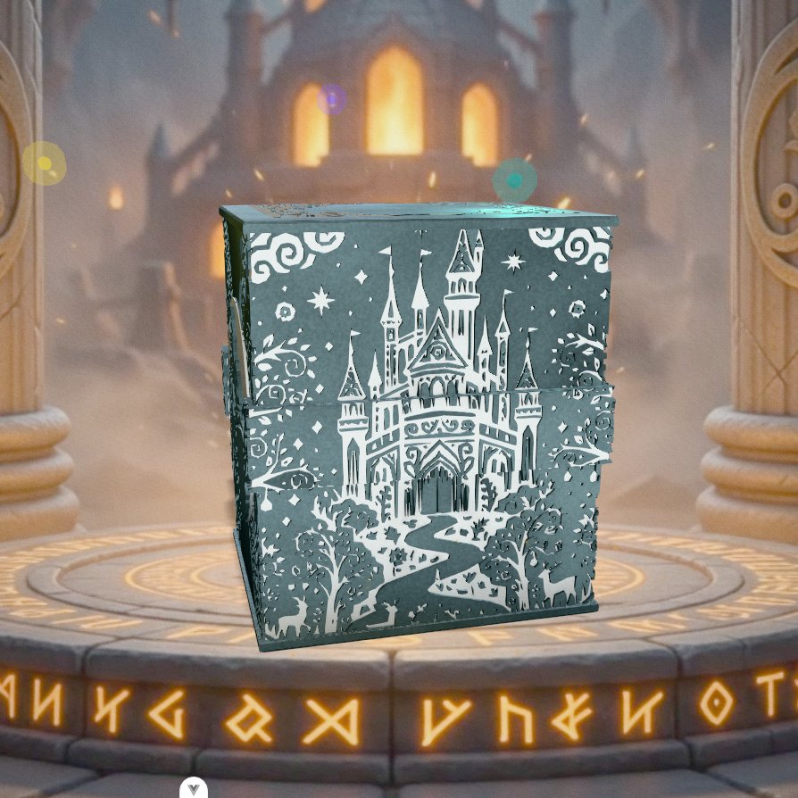 Deckbox Ordre du chevalier - Vue 3 - Accessoire TCG artisanal