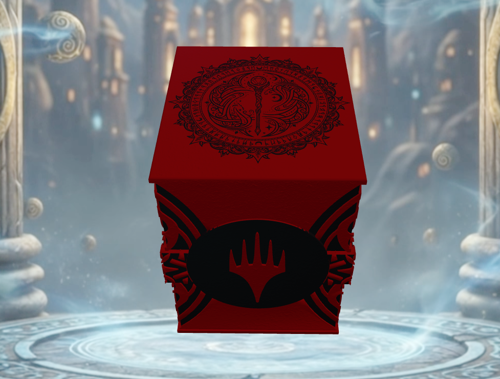Deckbox MTG Deck Box - Vue 2 - Accessoire TCG artisanal