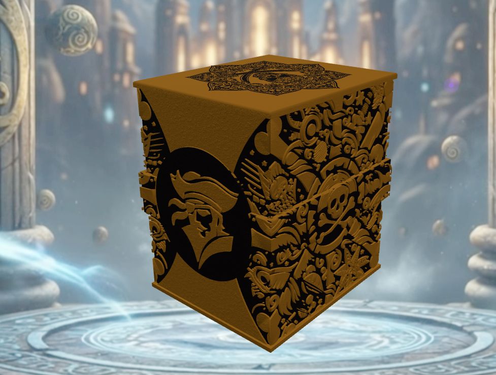 Deckbox Pirate - Vue 3 - Accessoire TCG artisanal