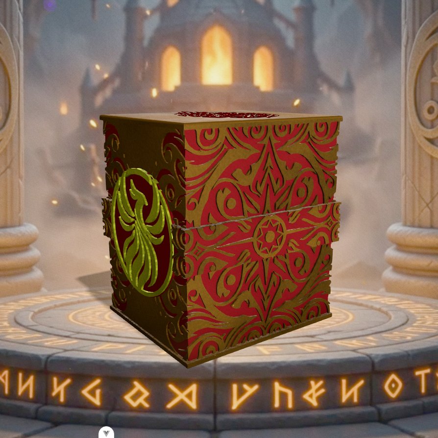Deckbox Phénix solaire - Collection thématique DeckSmith